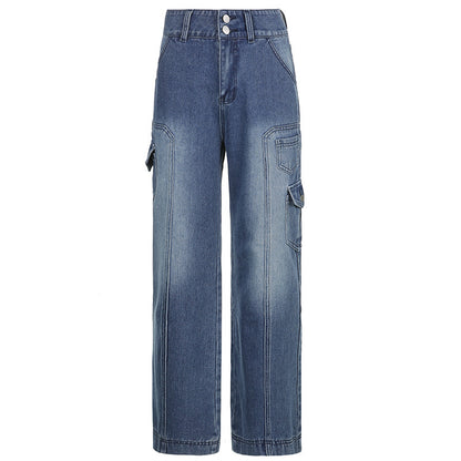 LOAKY™ - High Waisted Cargo Jeans