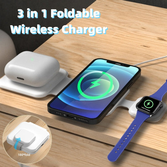 MagicCharger™ - 3 In 1 Magnetic Foldable Charging Station